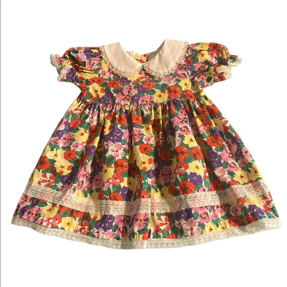 Nannette Girls Baby Floral Dress 0/6 Months